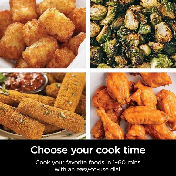 Ninja Mini Air Fryer, 2 Quarts, Compact, Nonstick, with Quick Set Timer, Grey​​ - Picture 5 of 8